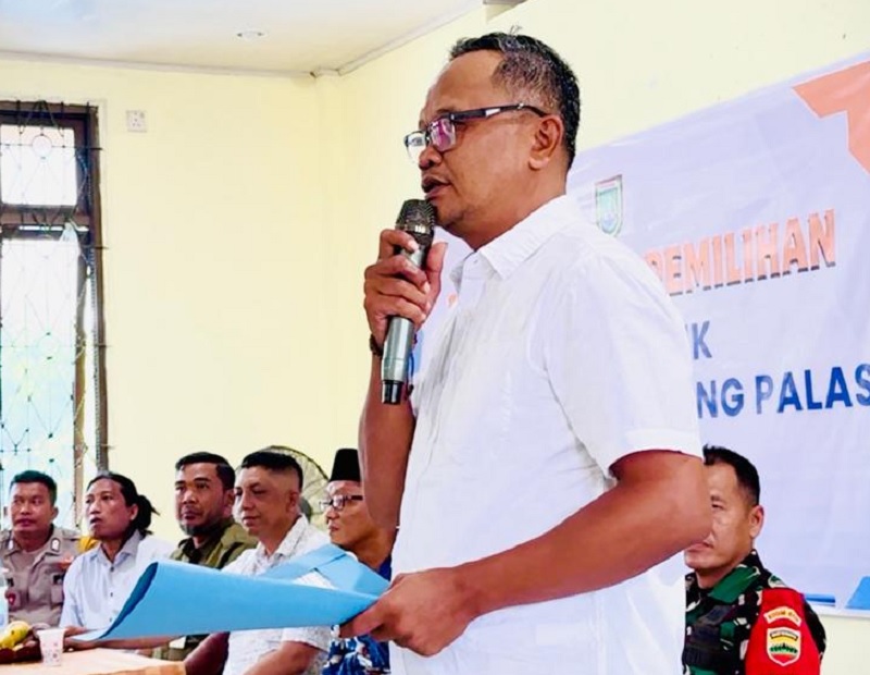 Ketua Lembaga Pemberdayaan Masyarakat Kelurahan (LPMK) yang baru periode 2025-2030, Bambang Hendriyanto usai pemilihan.