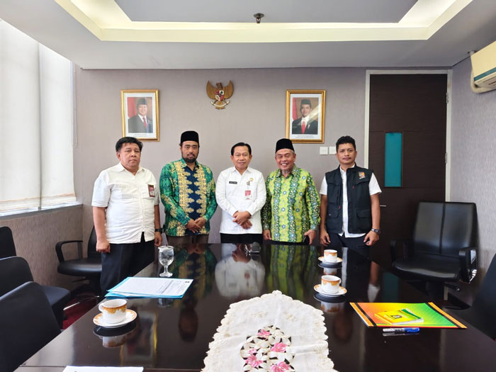 Pengurus LAMR saat berkunjung ke Kemendagri membahas DIR, Rabu (18/6/2025).