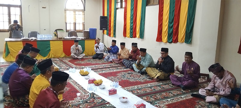 Wawako Pekanbaru Markarius Anwar menghadiri syukuran, mendoa dan makan bersama