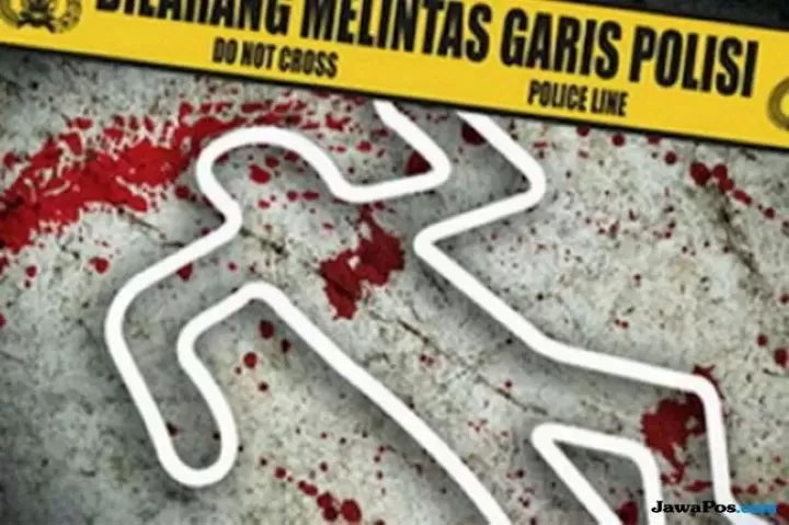 Ilustrasi korban tewas bersimbah darah