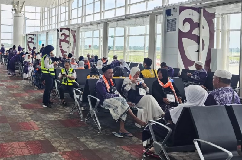 Jemaah haji Jember yang mendarat darurat di Bandara Kualanamu Deli Serdang dipastikan dalam kondisi sehat.