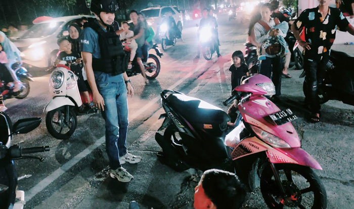 Tim Raga Polres Kampar berhasil mengamankan pelaku tabrak lari yang terjadi di persimpangan Jalan Ahmad Yani dan Jalan Letnan Boyak, Kota Bangkinang, Sabtu malam (21/6/2025).