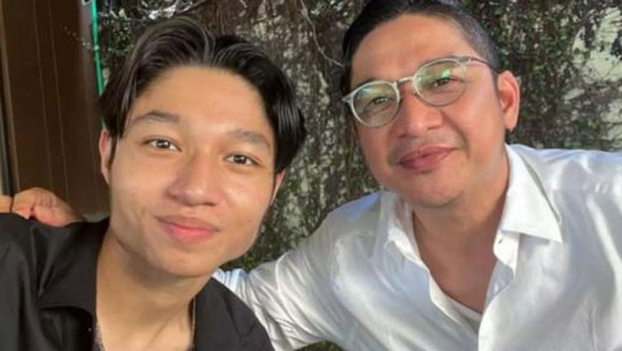 Pasha Ungu dan putranya Kiesha Alvaro