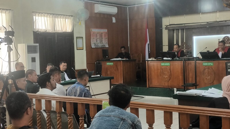 Lima pejabat Pemko Pekanbaru jadi saksi sidang korupsi Risnandar Mahiwa cs di Pegadilan Negeri Pekanbaru, Selasa (24/6/2025).