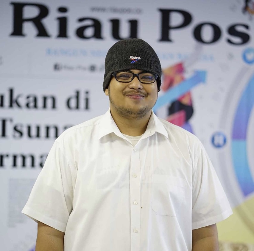 Mahasiswa Prodi Ilmu Komunikasi Universitas Muhammadiyah Riau Bayu Saputra.