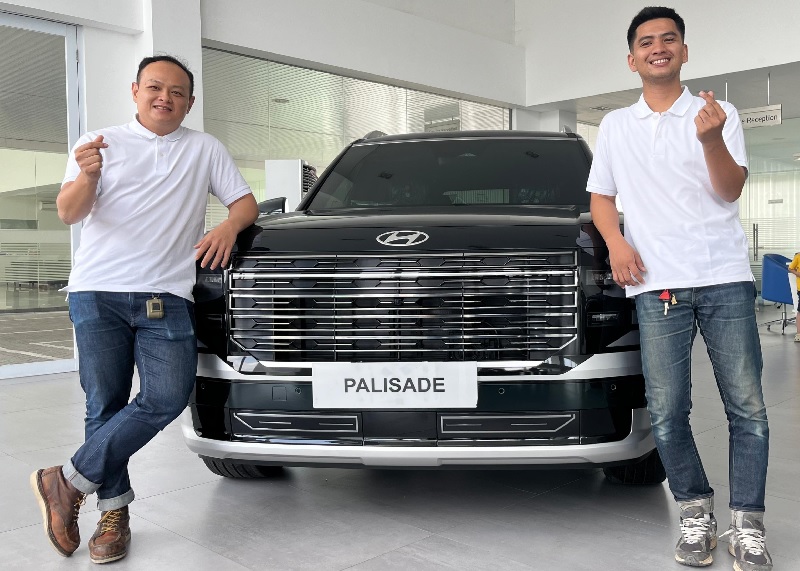 Hyundai Arista Panam meluncuran All New Palisade Hybrid di showroom Jalan HR Soebrantas Pekanbaru, Jumat (27/6/2025).