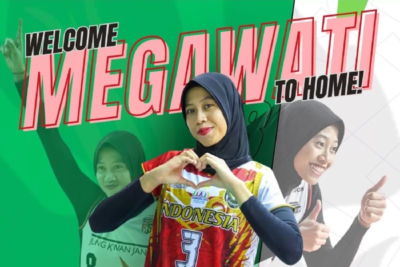 Pebola voli putri kebanggaan Indonesia Megawati Hangestri Pertiwi melanjutkan kariernya di Turki untuk musim depan.