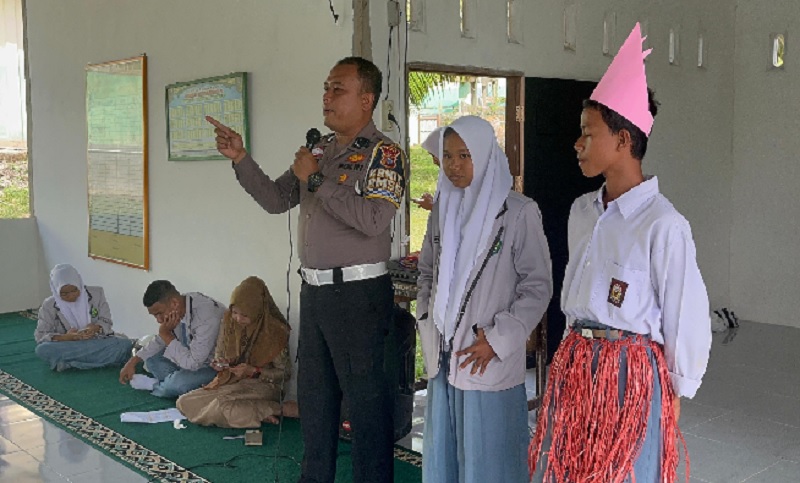 Satlantas Polres Kampar mengadakan program