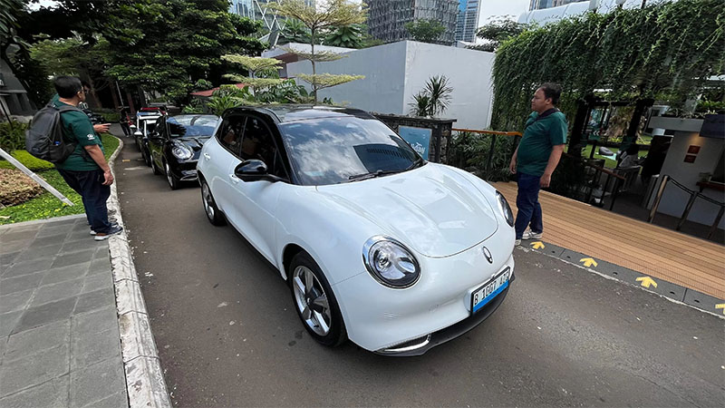 Test Drive GWM Ora 03 di Jakarta.