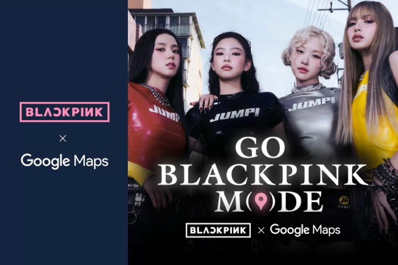 BLACKPINK berkolaborasi dengan Google Maps untuk pandu BLINK ke lokasi konser DEADLINE.