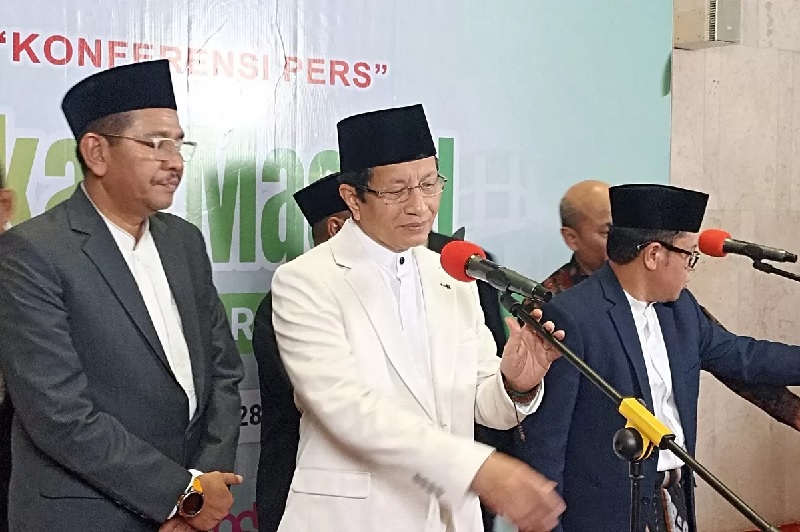 Menteri Agama Nazaruddin Umar sampaikan kabr gembira bagi guru non-ASN Kemenag bahwasanya tunjangan profesi guru naik Rp500 ribu per bulan, dibayarkan rapel sejak Januari.