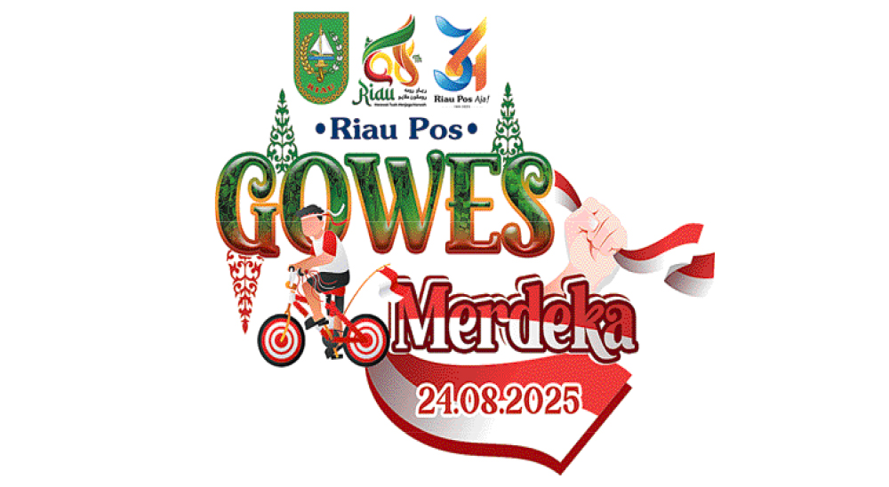 Logo Riau Pos Gowes Merdeka 2025