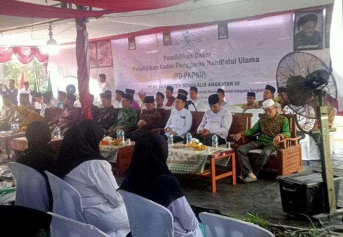 Pengurus Cabang Nahdlatul Ulama (PCNU) Kabupaten Bengkalis kembali menggelar PD-PKPNU angkatan III di Ponpes Darussalam Al-Bantani, Ahad (20/7/2025).