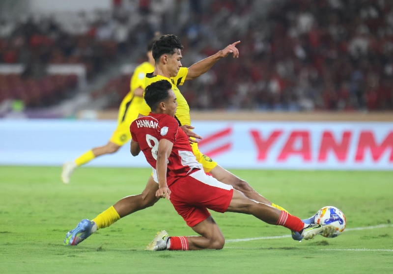 Timnas U-23 Indonesia bermain imbang tanpa gol lawan Malaysia pada pertandingan penyisihan Grup A Piala AFF U-23 2025 di SUGBK, Senin (21/7/2025).