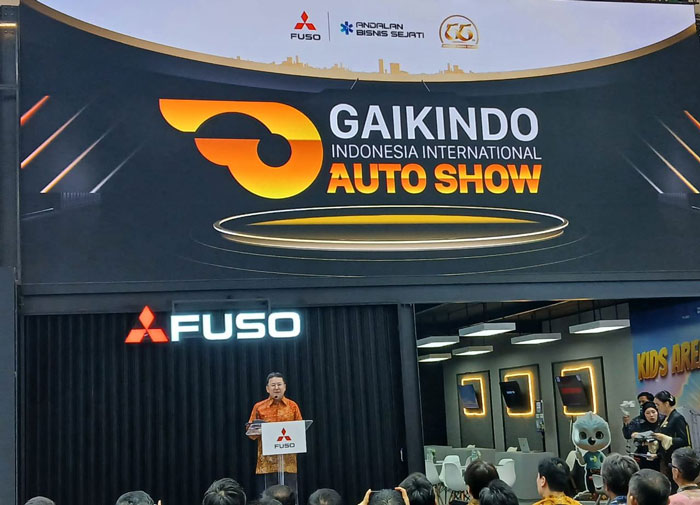 Presiden Direktur KTB, Daisuke Okamoto saat memberikan sambutannya, Rabu (23/7/2025).