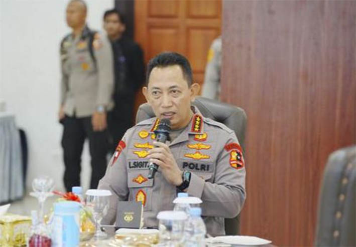 Kapolri Jenderal Pol Listyo Sigit Prabowo.