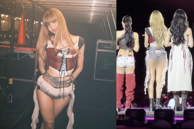 Pakai celana yang dinilai terlalu pendek saat konser di Chicago, Lisa BLACKPINK jadi sorotan nertizen.