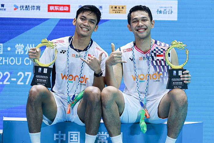 Fajar/Fikri menjuarai China Open 2025.