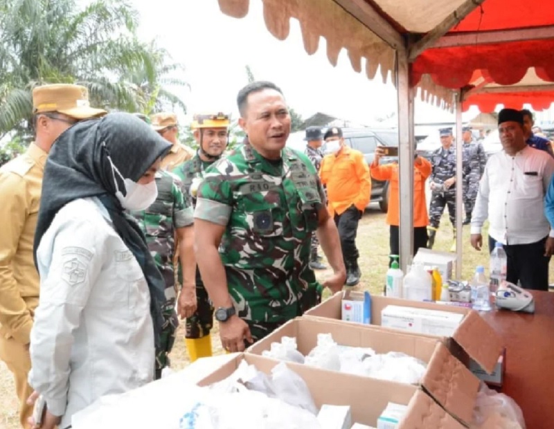 Panglima Daerah Militer (Pangdam) I/Bukit Barisan, Mayjen TNI Rio Firdianto dalam sebuah kegiatan di Riau, baru-baru ini.