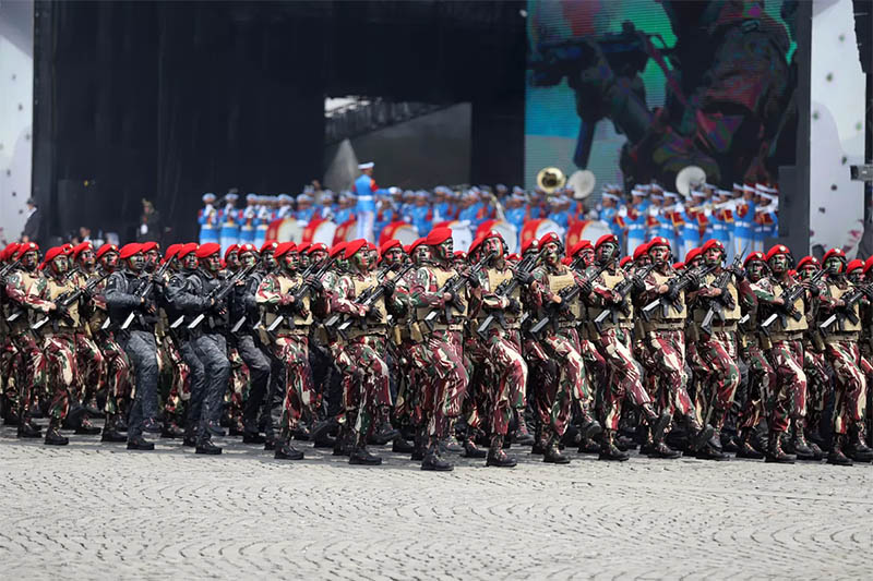 Ilustrasi Prajurit Kopassus TNI AD.