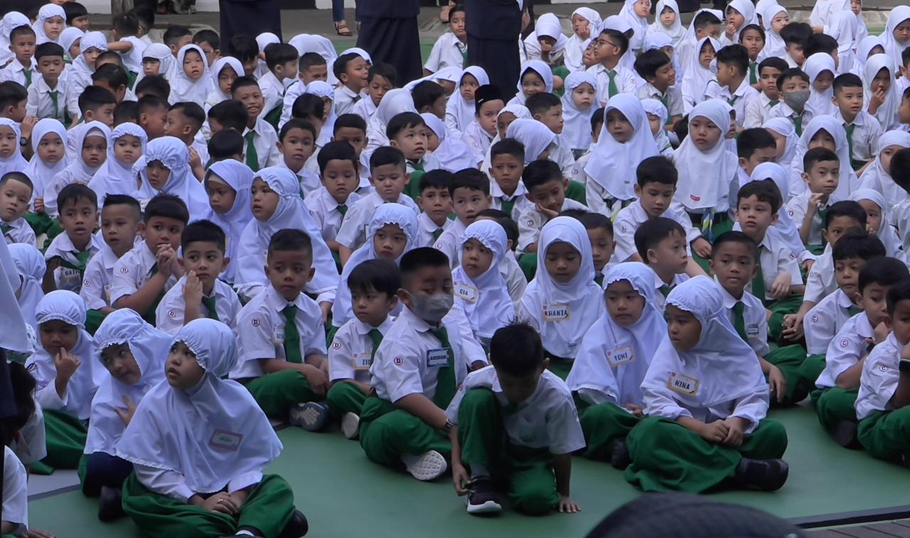 Ilustrasi anak sekolah di salah satu sekolah dasar di Pekanbaru, pada 2025 ini ternyata masih ada seribuan anak putus sekolah di Ibu Kota Provinsi Riau, Pekanbaru.
