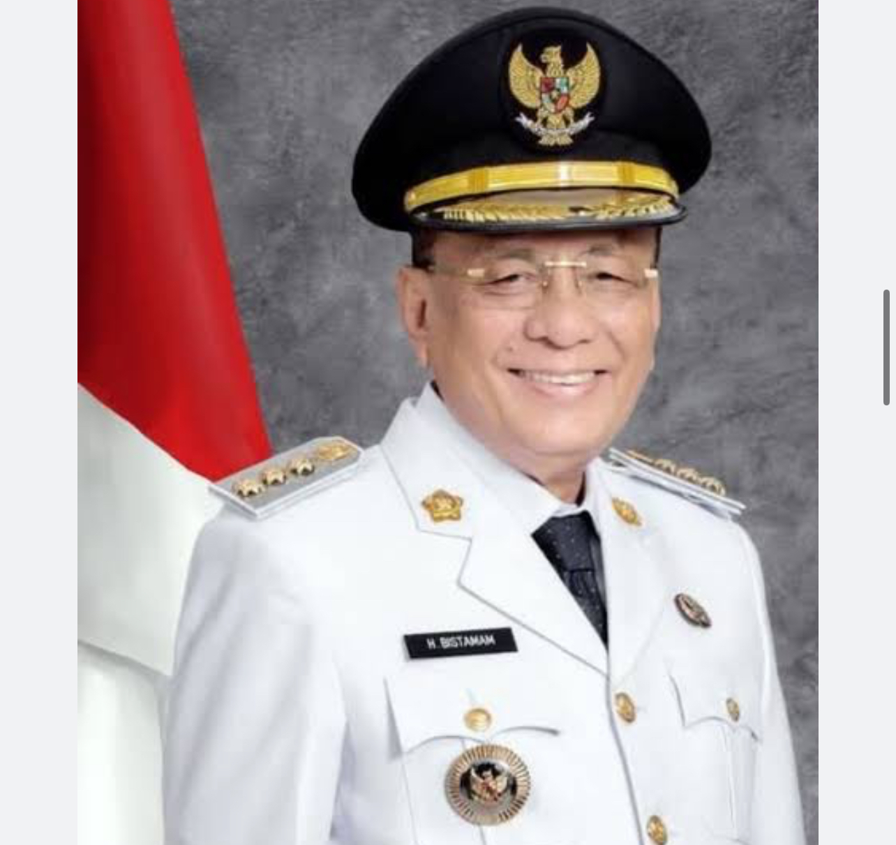 Bupati Rokan Hilir (Rohil) H Bistamam.