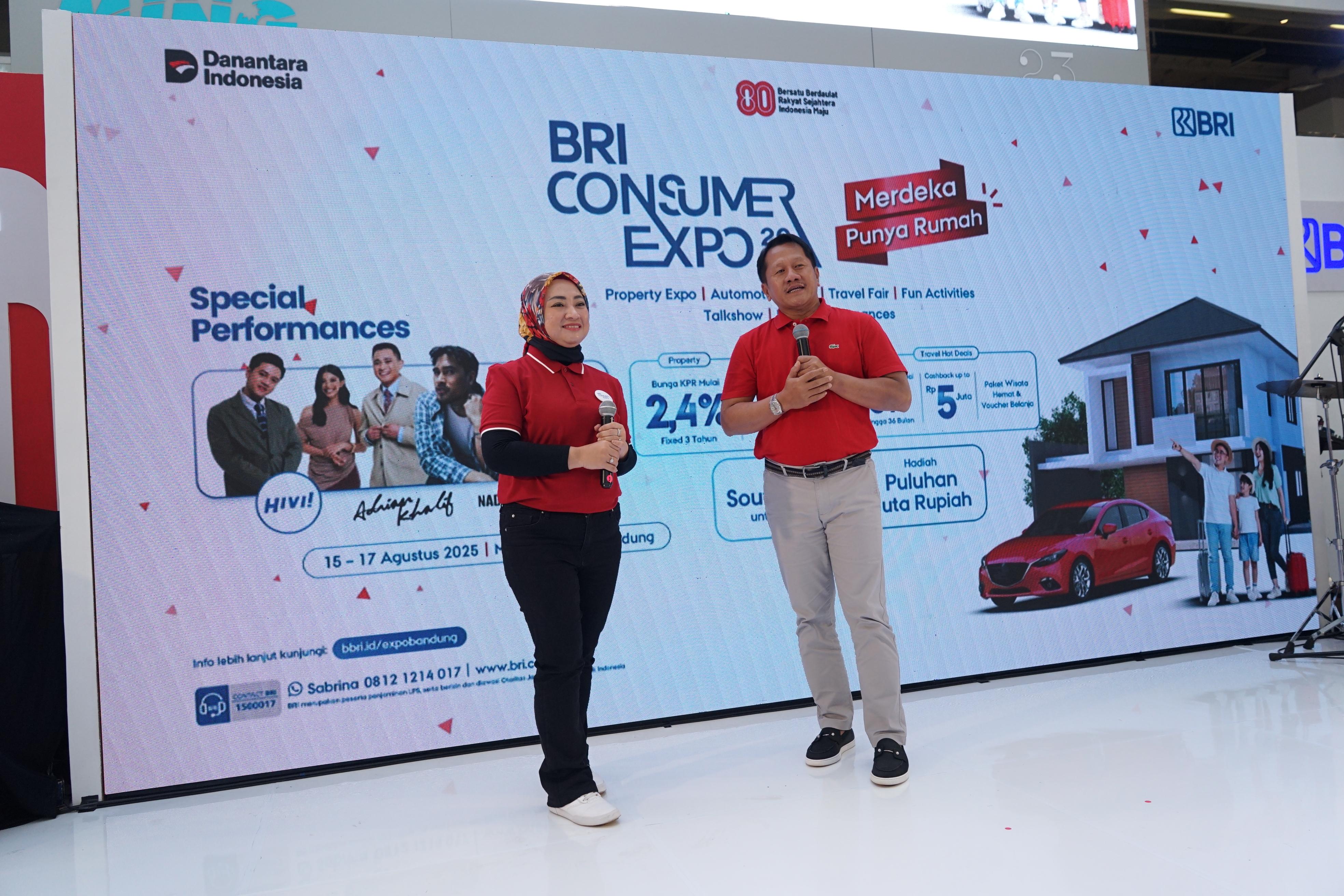BRI Consumer Expo 2025 di Mall Paskal 23, Bandung pada 15&ndash;17 Agustus 2025