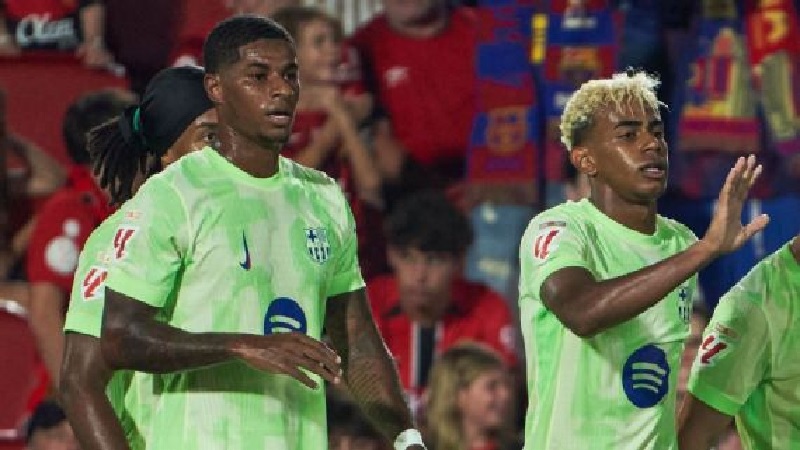 Marcus Rashford terkesan dengan Lamine Yamal.