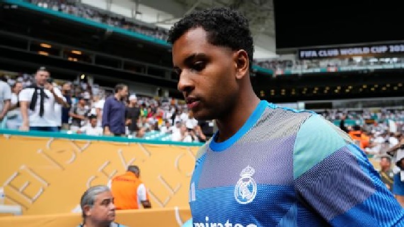 Rodrygo tidak bermain dalam laga pembuka Real Madrid melawan Osasuna pada hari Selasa.