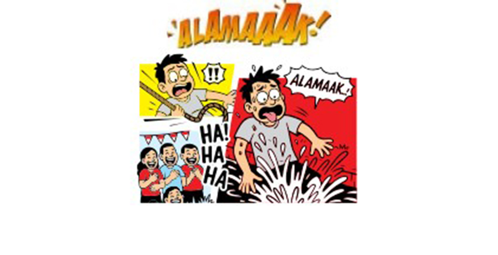 ALAMAAAK! MASUK KOLAM