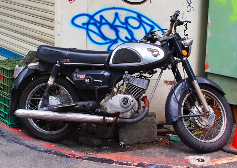 Salah satu sepeda motor yang diburu kolektor.