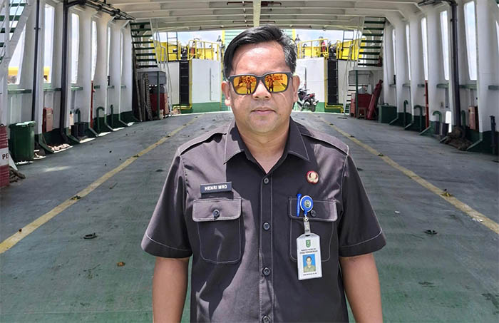 Kepala UPT Pengelolaan Perhubungan Wilayah I Henri Mardani