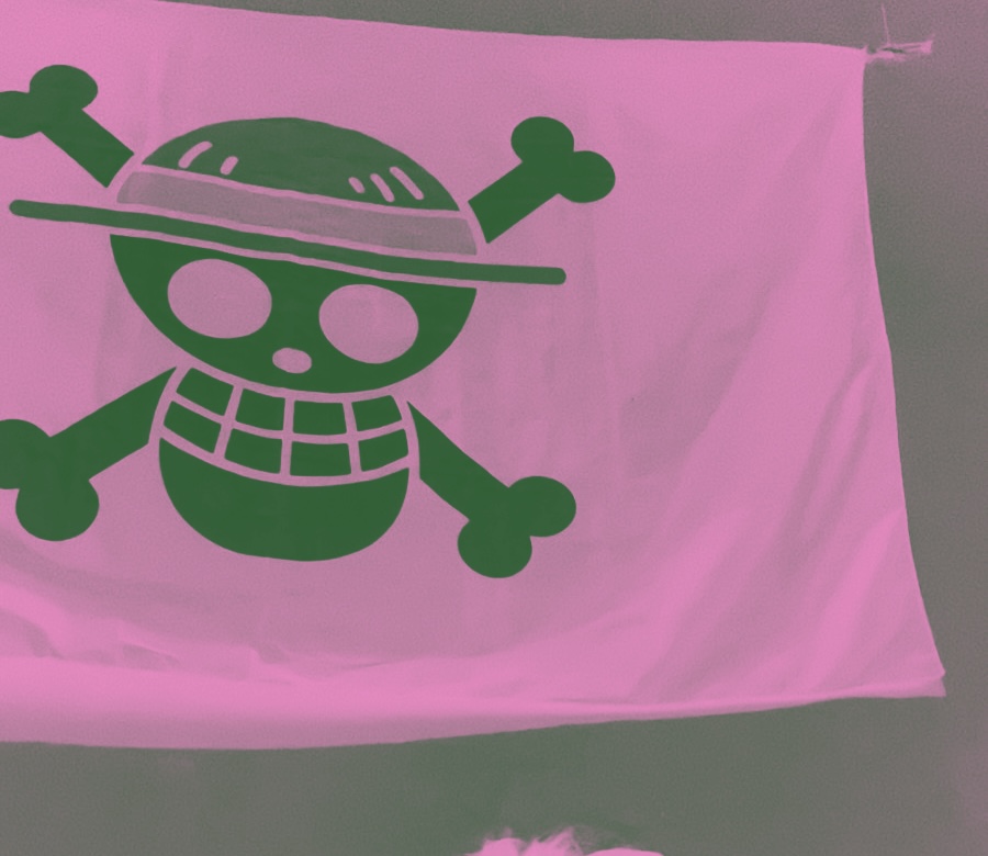 Tangkapan layar foto berlatar merah muda atau lagi tren disebut Brave Pink Hero Green.