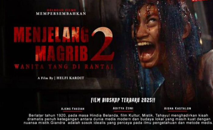 Film Menjelang Magrib 2: Wanita Yang Dirantai sudah tayang di bioskop Indonesia sejak Kamis (4/9/2025) kemarin.