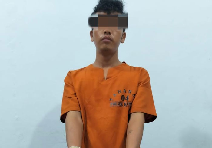 Jajaran Polsek Kampar meringkus seorang residivis berinisial IQ (26) di Desa Pulau Rambai, Kecamatan Kampa, Kabupaten Kampar, Sabtu (28/6/2025).