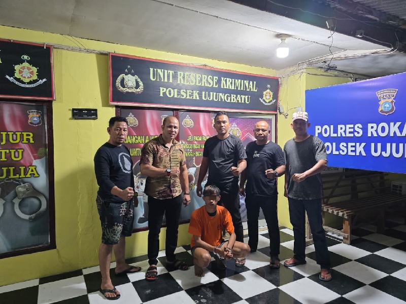 Salah seorang pemuda berinisial YA (26) diamankan polisi usai pesta sabu di salah satu tempat karaoke di Kecamatan Ujung Batu, Rabu (10/9/2025).