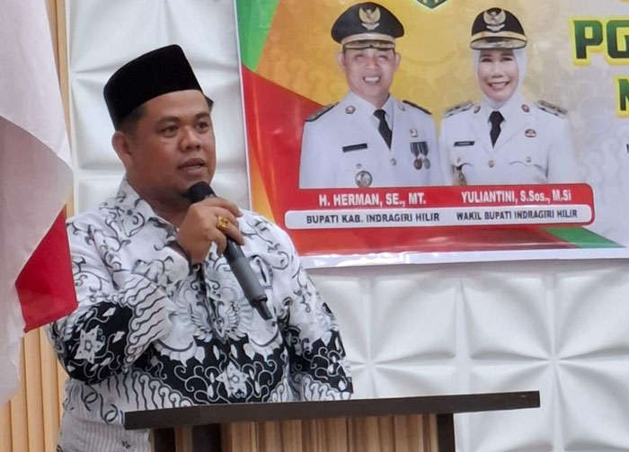 Sekretaris Disdik Inhil Fauzan Amrullah.