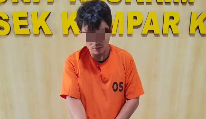 Polsek Kampar Kiri menangkap terduga pelaku narkoba BU di Jalan Soebrantas Raya, Desa Lipat Kain Utara, Kecamatan Kampar Kiri, Kabupaten Kampar, Selasa (16/9/2024).