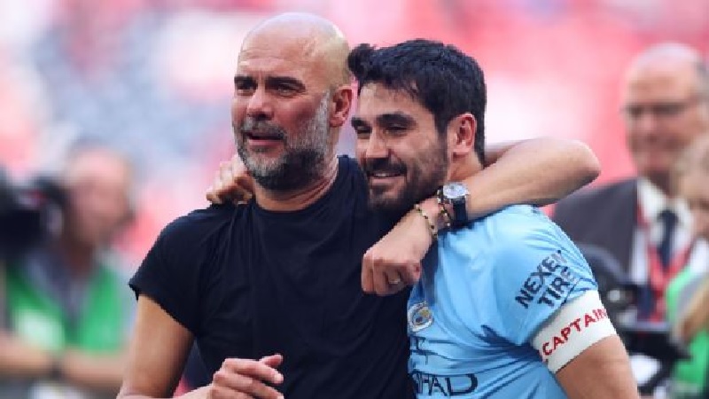 Ilkay G&uuml;ndogan adalah pemain kunci di bawah Pep Guardiola pada periode pertamanya di Manchester City.
