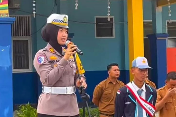 Kasatlantas Polres Kampar AKP Wulan Afdhalia Ramdhani