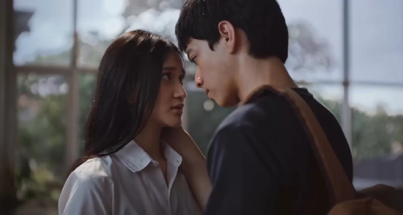 Leya Princy dan El Putra Sarira memerankan Cinta dan Rangga di film musikal Rangga & Cinta.