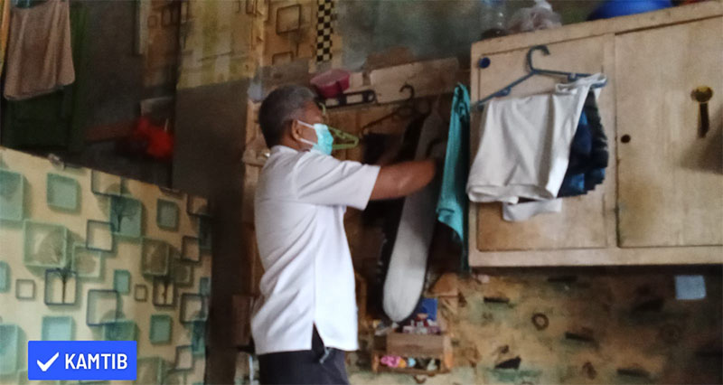 Lapas Kelas IIA Bangkinang menggelar razia rutin di kamar hunian warga binaan, Rabu (24/5/2025).