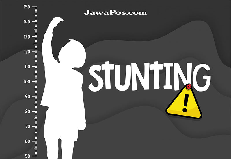 Ilustrasi stunting.