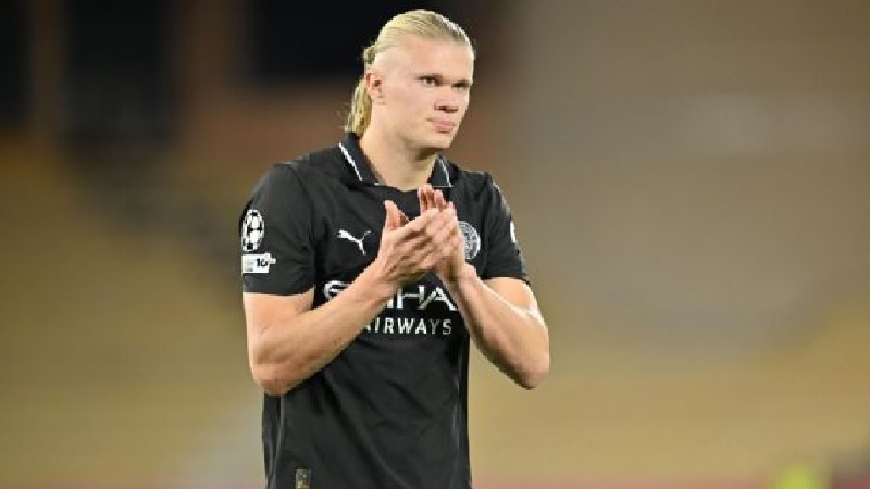 Erling Haaland mencetak dua gol tetapi tidak puas dengan hasil akhir saat Man City ditahan imbang di Monaco.