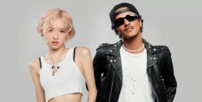 Rose BLACKPINK dan Bruno Mars.