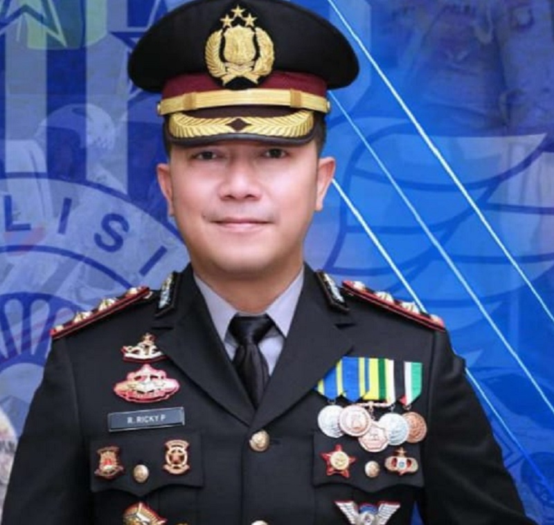 Kapolres Kuansing AKBP Raden Ricky Pratidiningrat SIK MH