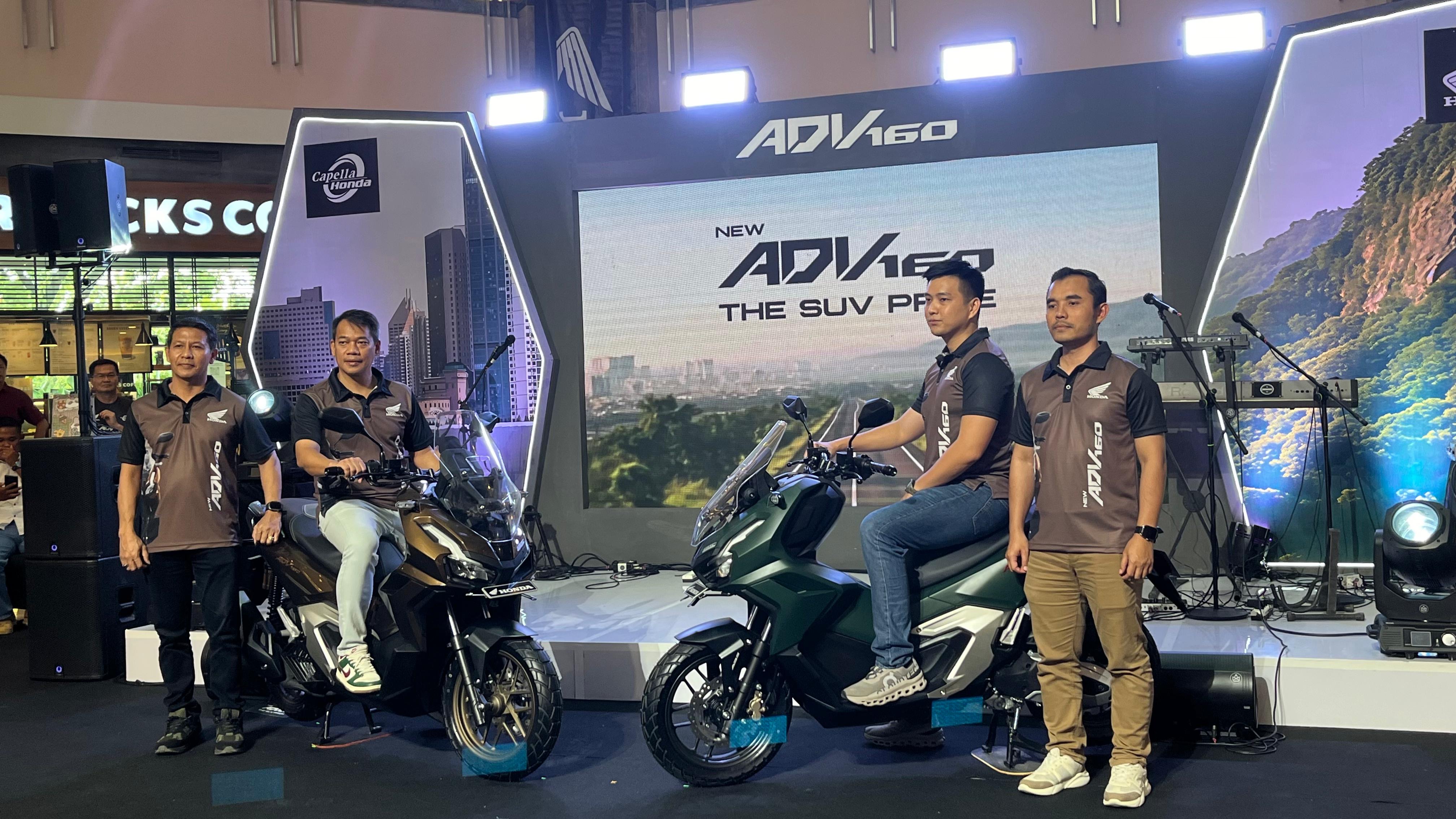 Peluncuran New Honda ADV 160 oleh PT Capella Dinamik Nusantara Riau di Mal SKA, Sabtu (18/10/2025).