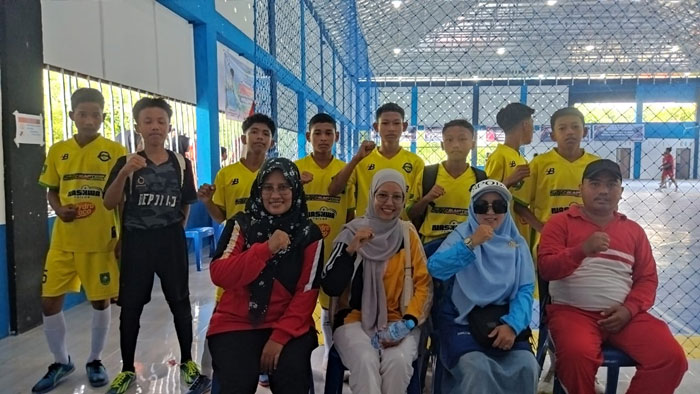 MTs YPPI Bengkalis ambil bagian dalam turnamen futsal tingkat SMP se-Kecamatan Bengkalis