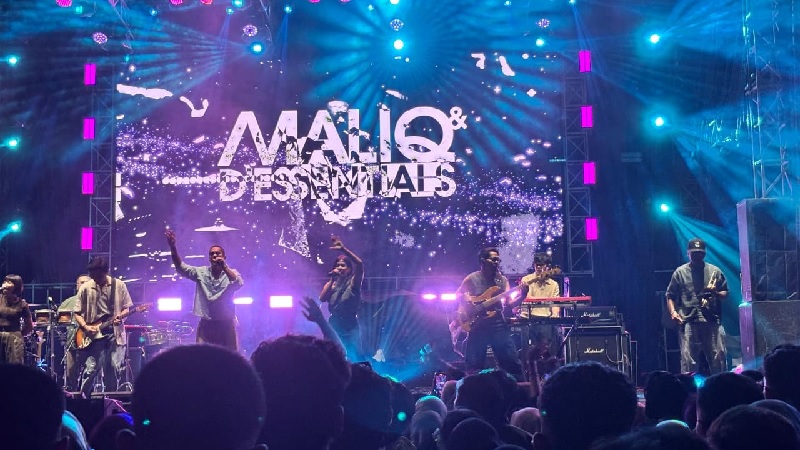 Penampilan vokalis Maliq & D