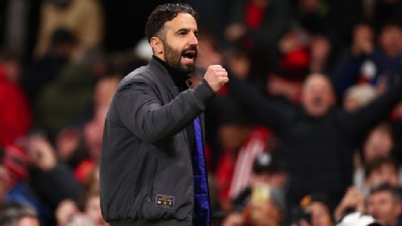 Manajer United, Ruben Amorim, meminta semua pihak untuk menahan diri dalam perayaan kemenangan timnya atas Brighton 4-2.